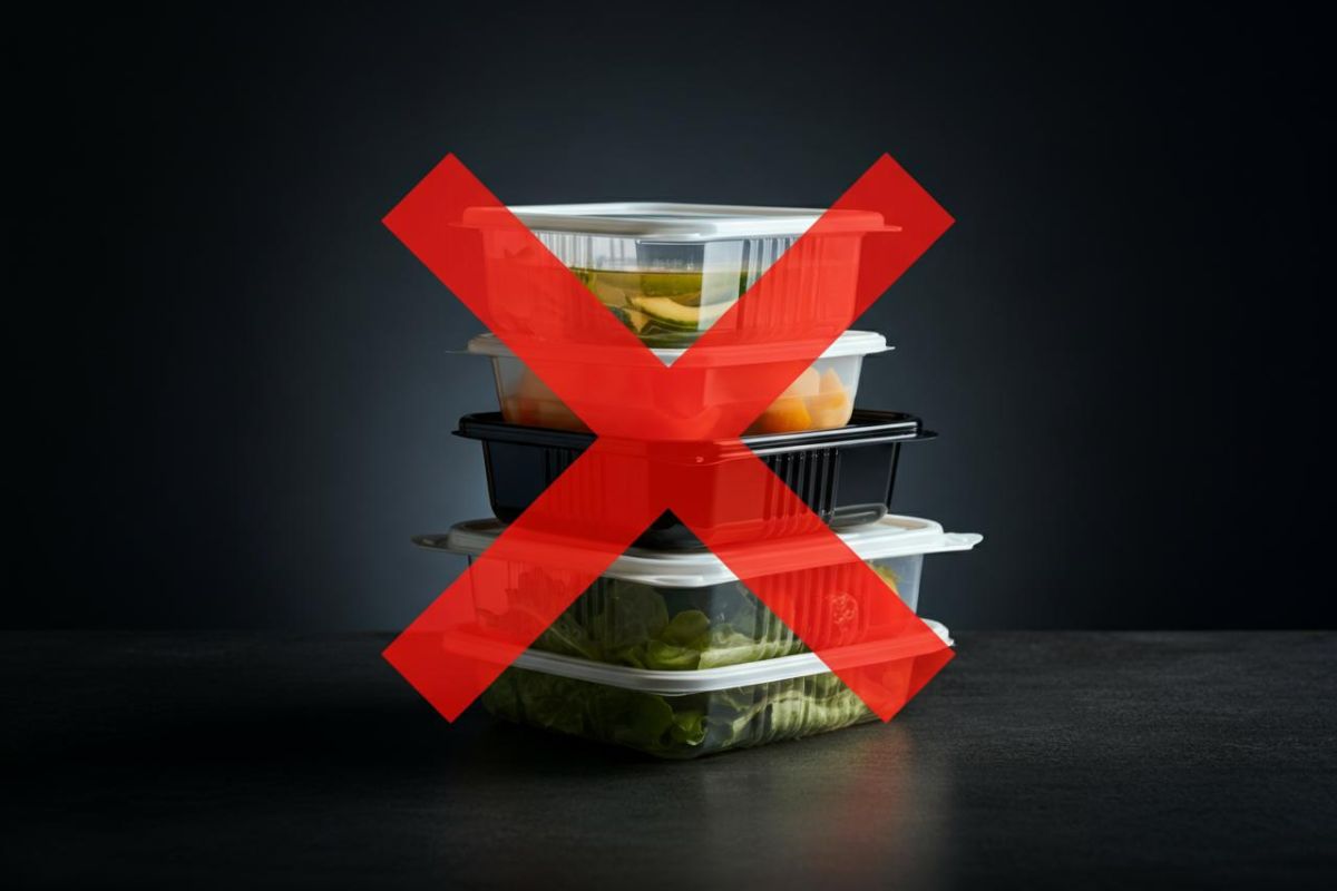 No contenitori in plastica